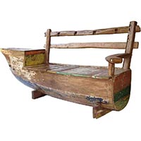 banc pirogue ancien bateau
